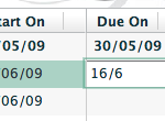 Smart Dates - auto complete