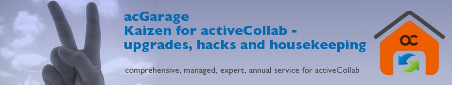 acGarage - Managed upgrade and maintenance service for activeCollab core, modules, hacks and themes