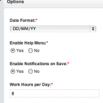 Configuration Options for Planning Module