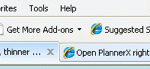 Step 4. PlannerX bookmarklet is added