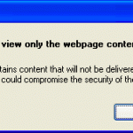 Step 5. IMPORTANT - Click "No" on Security Warning when you click on PlannerX bookmarklet from within Basecamp