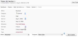 Enhanced Ticket Details Page