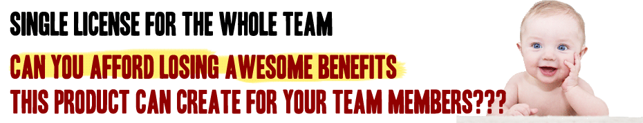 Can you afford to miss the awesome benefits this product can create for your team members?